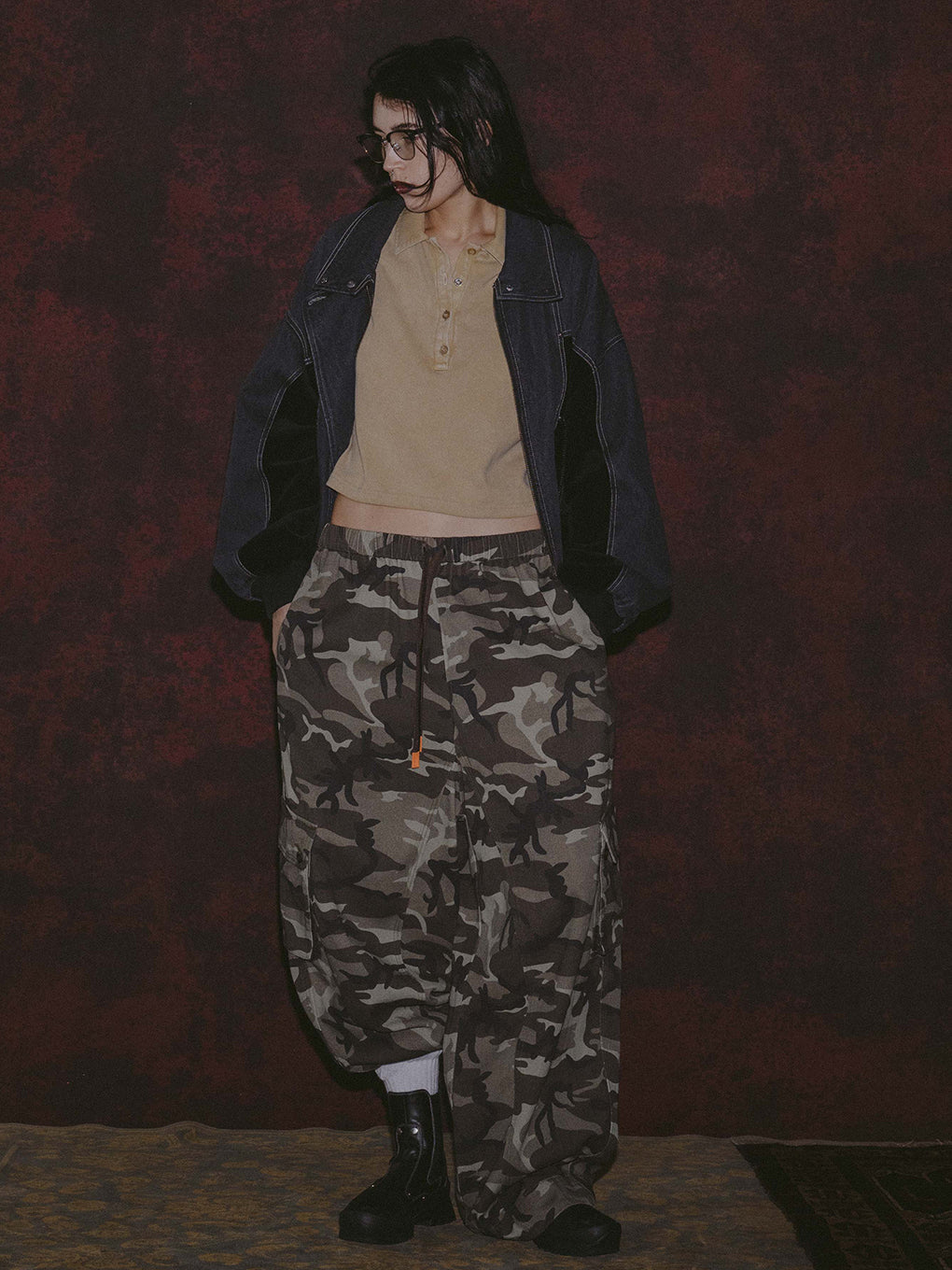CAMOUFLAGE CAGO PANTS