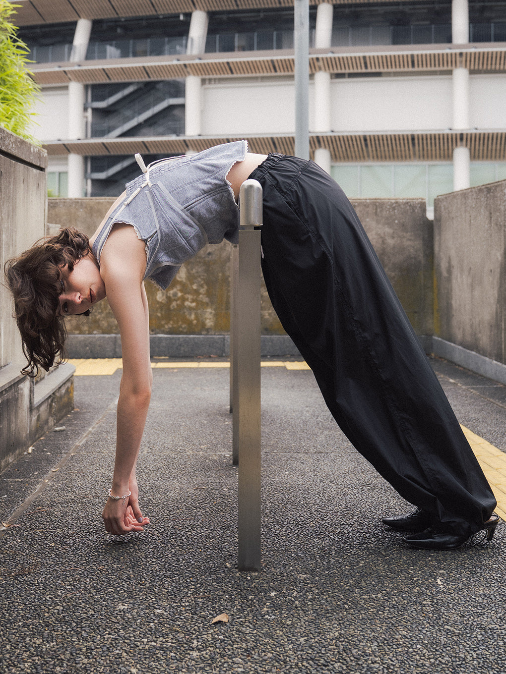 FILMY WIDE STRAIGHT PANTS