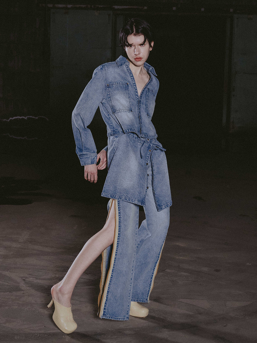 SEPARATE DENIM TUNIC