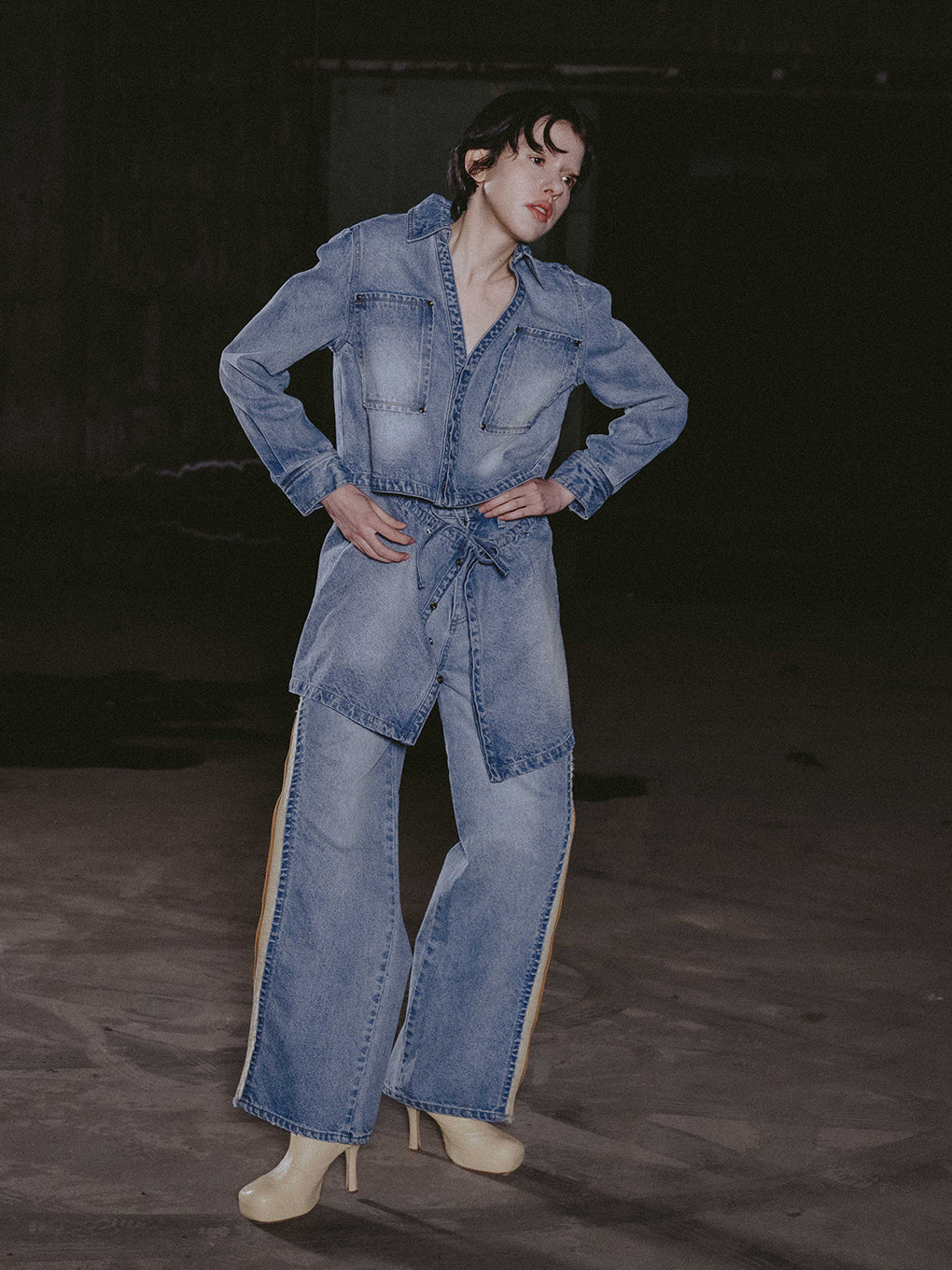 SEPARATE DENIM TUNIC