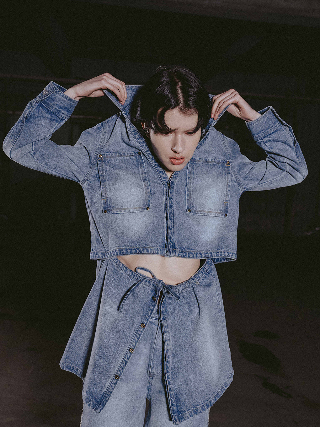 SEPARATE DENIM TUNIC