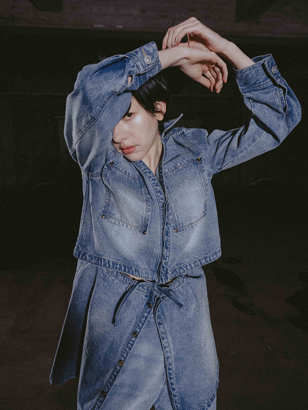 SEPARATE DENIM TUNIC