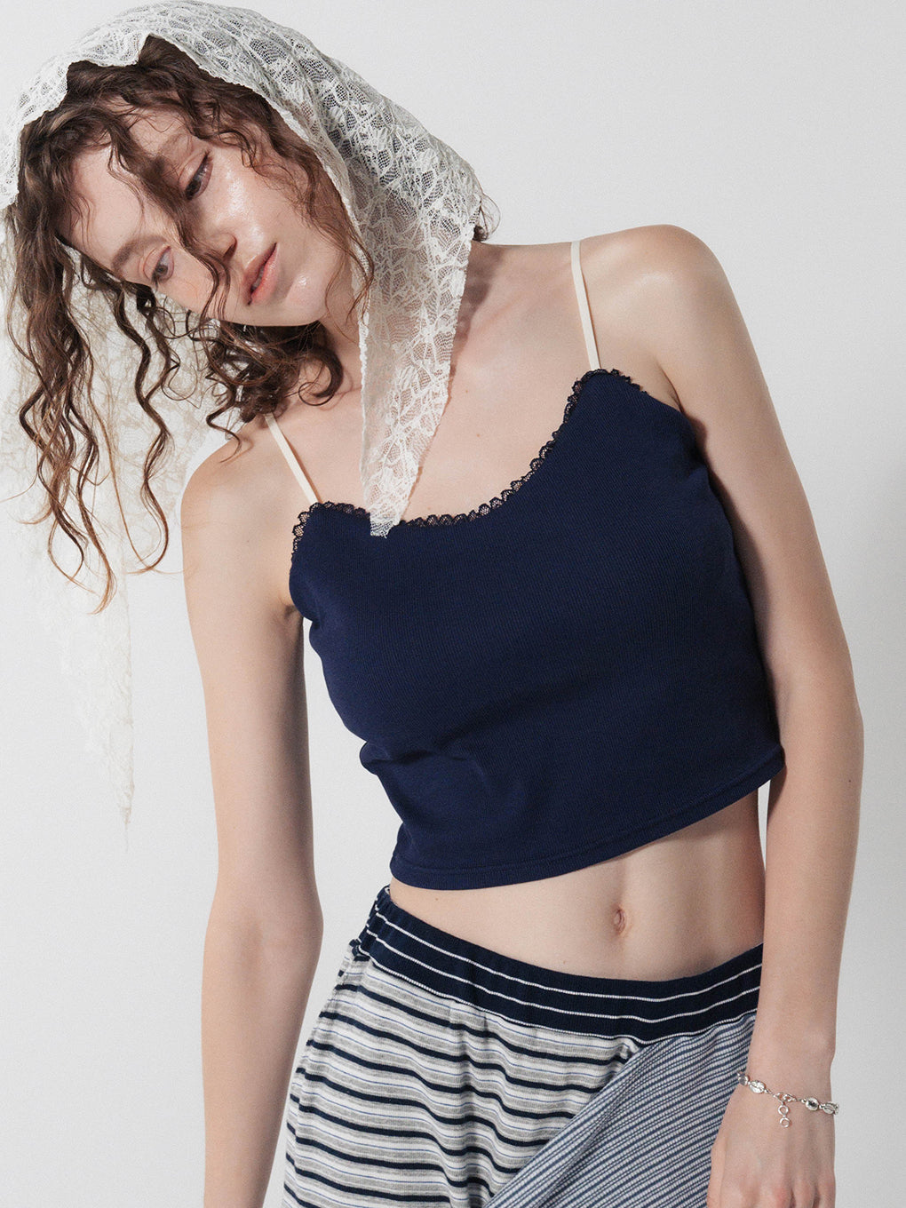 LACE TRIM BRA TOP