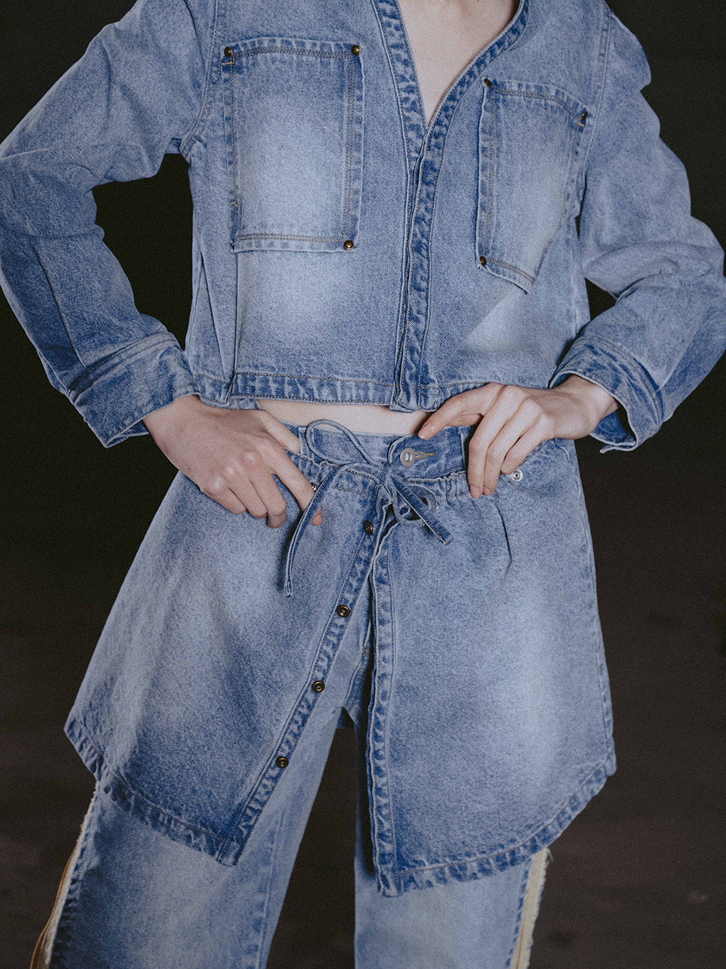 SEPARATE DENIM TUNIC