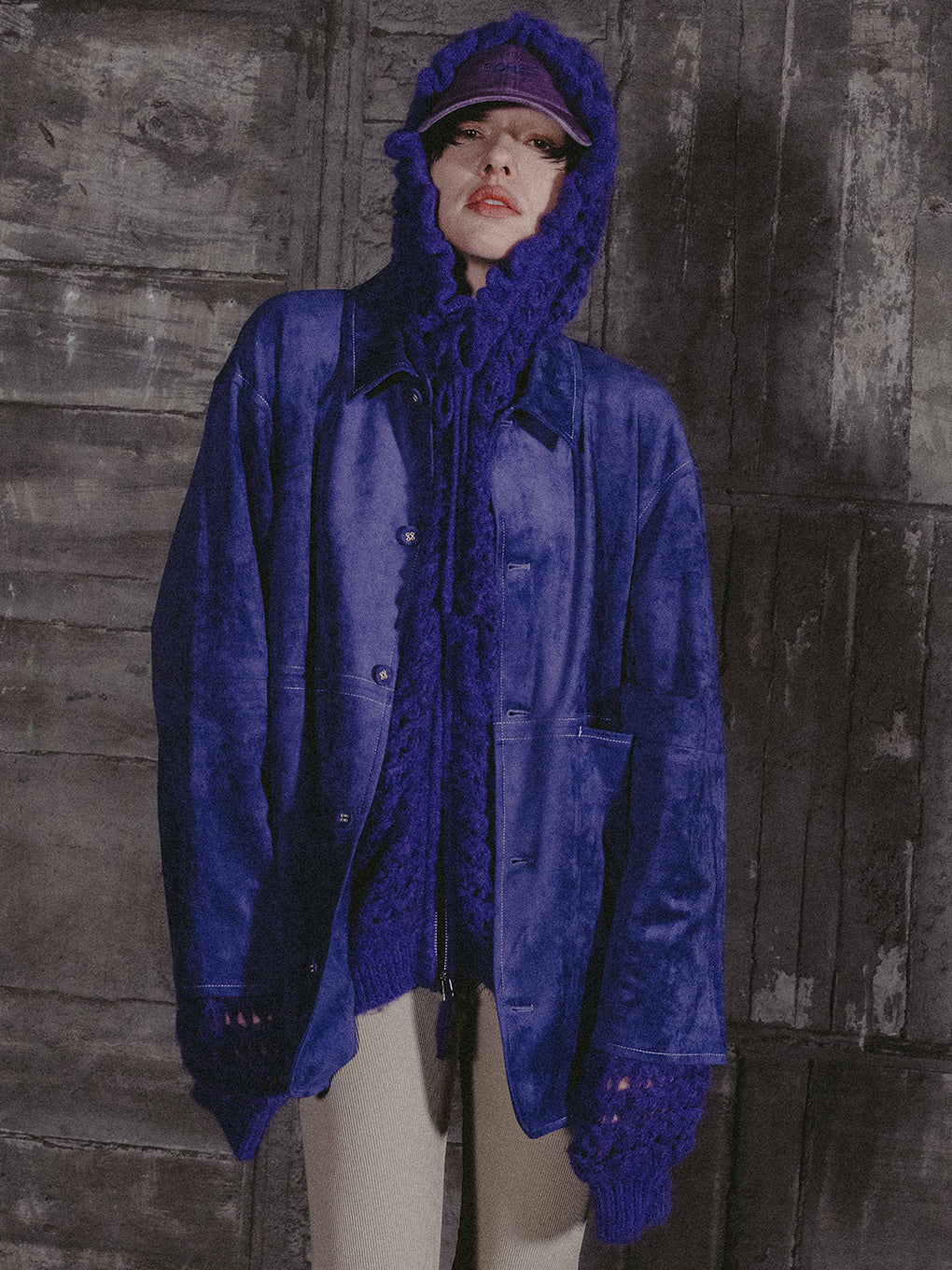 SYNTHETIC SUEDE SHIRT