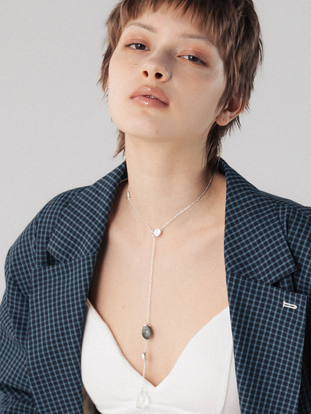 GARDEN QUARTZ LONG NECKLACE