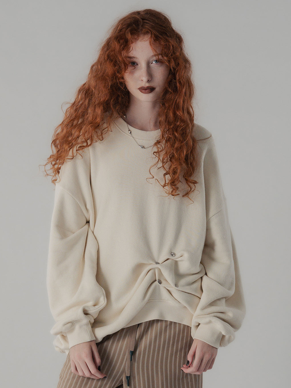 COZY FRENCH TERRY PULLOVER